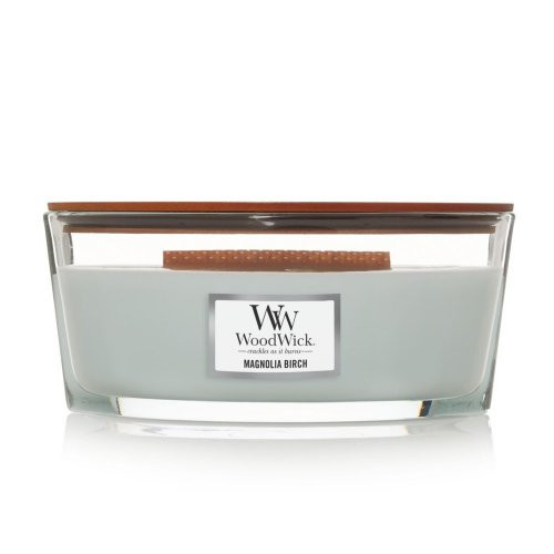 WoodWick Magnolia Birch Candle Žvakė Heartwick