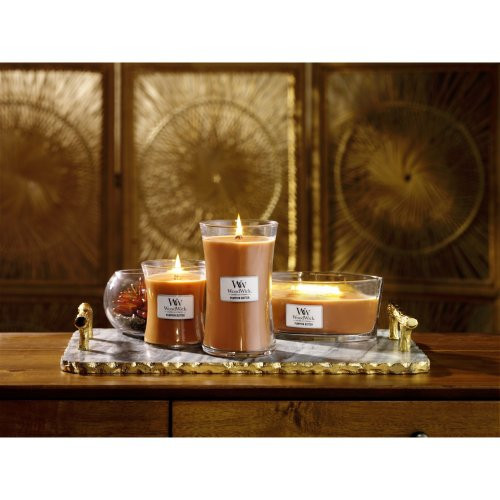 WoodWick Pumpkin Praline Candle Žvakė Heartwick