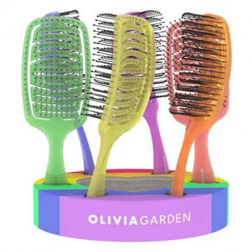 Olivia Garden iDETANGLE Pride Brush Lankstus iššukavimo šepetys Blue