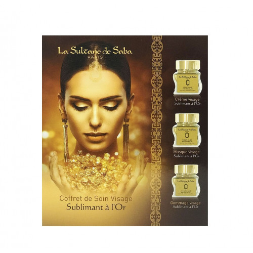 La Sultane De Saba 23 Carat Gold Facial Gift Set 23 Karatų aukso veido priežiūros rinkinys 50ml+50ml+50ml
