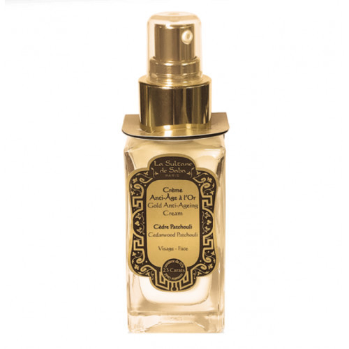 La Sultane De Saba 23-Carat Gold Face Cream Cedarwood Patchouli Sublimacinis aukso kremas 50ml