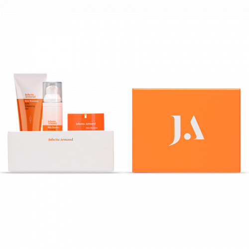 Juliette Armand Skin Boosters Antiage Gift Set Raukšles mažinantis veido priežiūros rinkinys Rinkinys
