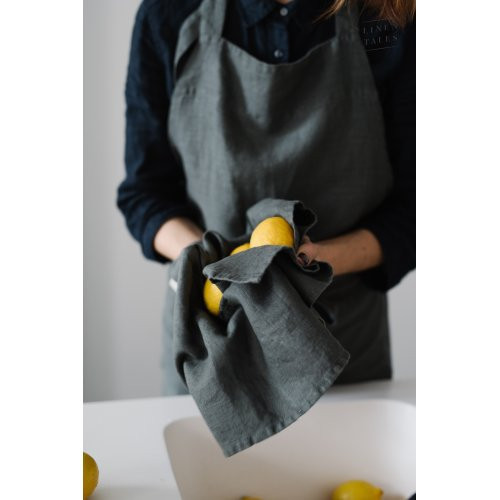 Linen Tales Linen Kitchen Towel Lininis virtuvės rankšluostis Lemon Curry