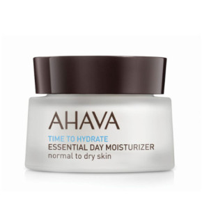 Ahava Essential Day Moisturizer Normal to Dry Skin Drėkinamasis veido kremas normaliai, sausai odai 50ml