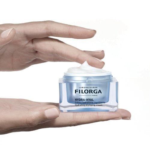 Filorga Hydra-Hyal Hydrating Plumping Cream Drėkinamasis veido kremas dehidratuotai odai 50ml