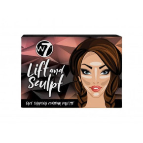 W7 cosmetics Lift & Sculpt Cream Contour Kit Kontūravimo paletė 18g