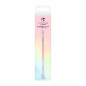 W7 cosmetics Nail Cuticle Pusher and Cleaner Nagų odelių atstūmėjas 1 vnt.