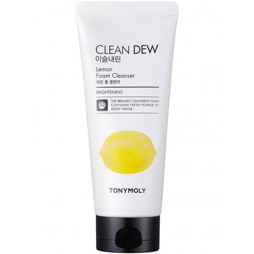 TONYMOLY Clean Dew Lemon Foam Cleanser Gaivinantis veido prausiklis su citrinomis 180ml