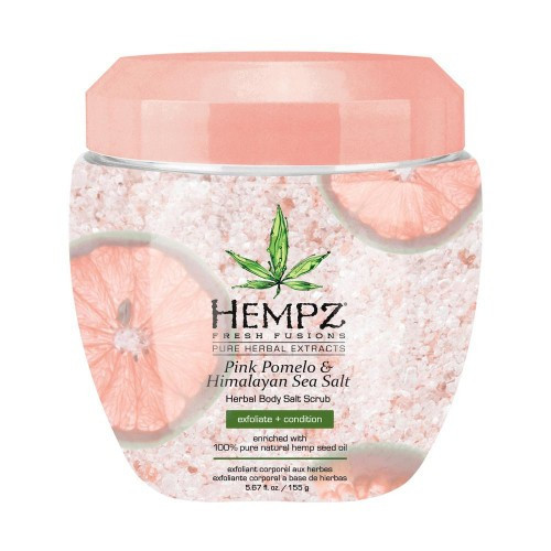 Hempz Pink Pomelo & Himalayan Sea Salt Herbal Body Scrub Kūno šveitiklis 155g