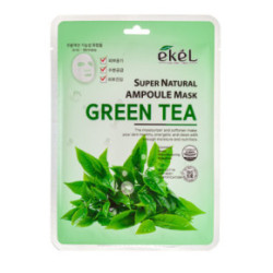 Ekel Super Natural Ampoule Mask Green Tea Veido kaukė su žaliąja arbata 25g