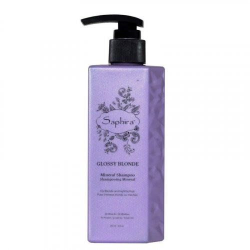 Saphira Glossy Blonde Mineral Shampoo Šampūnas šviesiems plaukams 250ml
