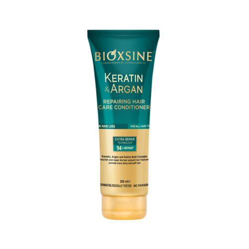 Bioxsine Keratin & Argan Repairing Hair Conditioner Atstatomasis plaukų kondicionierius 250ml
