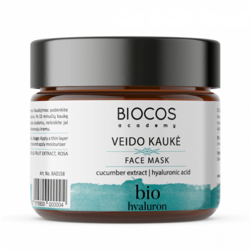 BIOCOS academy Face Mask Valomoji - drėkinamoji veido kaukė 50g