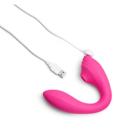 So Divine Pearl Vibe Suction & G-spot Stimulator Klitorio ir G-taško stimuliatorius Pink