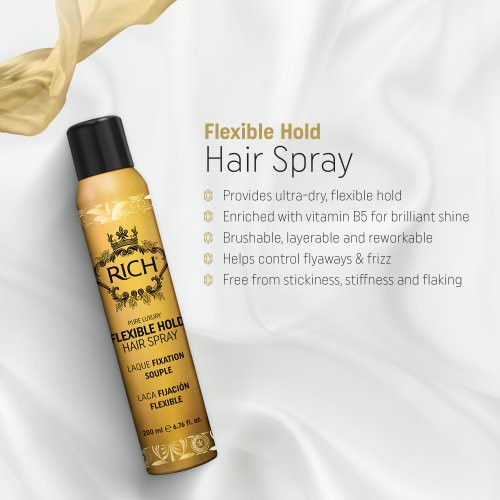 Rich Flexible Hold Hair Spray Lanksčios fiksacijos plaukų lakas 200ml