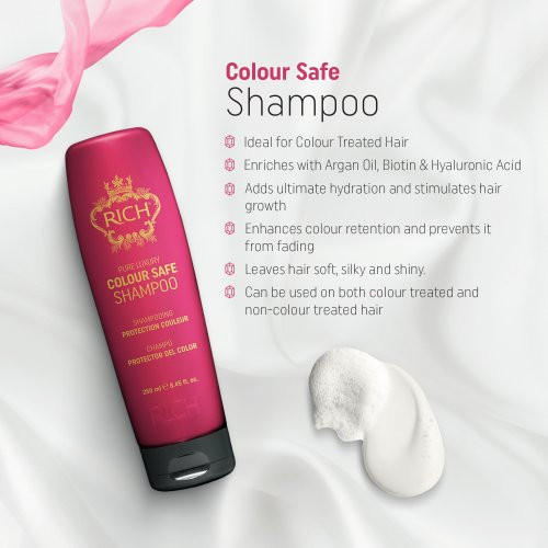 Rich Pure Luxury Colour Safe Shampoo Plaukų spalvą apsaugantis šampūnas 250ml