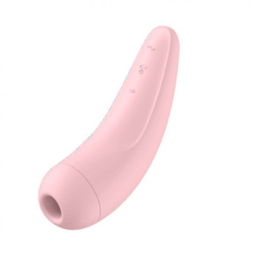 Satisfyer Curvy 2+ Air Pulse Stimulator + Vibration Klitorio stimuliatorius Pale Pink