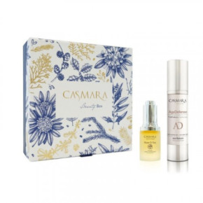 Casmara Age Defense & Rose D-Tox Beauty Box Veido odos priežiūros rinkinys brandžiai odai Rinkinys