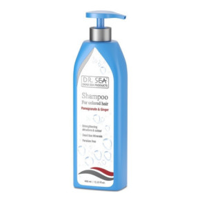 Dr. Sea Shampoo for Colored Hair Šampūnas dažytiems plaukams su granatu ir imbieru 400ml