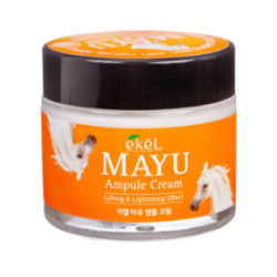 Ekel Mayu Ampule Cream Veido kremas su arklių aliejumi 70ml