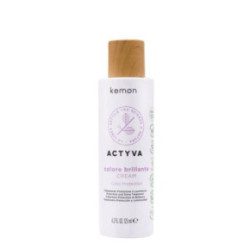 Kemon Actyva Colore Brillante Cream Apsaugantis ir žvilgesio suteikiantis plaukų kremas 125ml