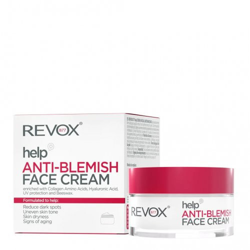 Revox B77 help Anti-Blemish Face Cream Veido kremas nuo dėmių ir papilkėjusios veido odos 50ml