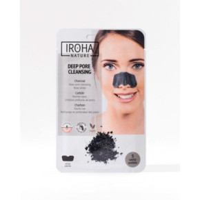 IROHA Black Nose Detox Strips Charcoal Giliai valančios nosies juostelės su anglimi 5vnt