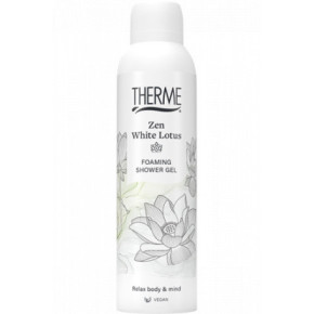 Therme Zen White Lotus Foaming Shower Gel Dušo putos 200ml