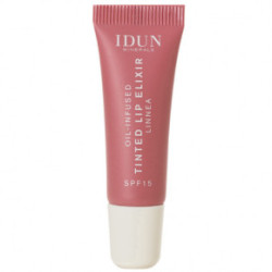 IDUN Oil-Infused Tinted Lip Elixir Atspalvį suteikiantis lūpų aliejus SPF15 8ml