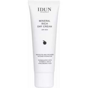 IDUN Enriched Day Cream Dry Skin Dieninis veido kremas su hialurono rūgštimi ir vitaminais C ir E 50ml
