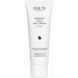 IDUN Enriched Day Cream Dry Skin Dieninis veido kremas su hialurono rūgštimi ir vitaminais C ir E sausai odai 50ml