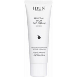 IDUN Enriched Day Cream Dry Skin Dieninis veido kremas su hialurono rūgštimi ir vitaminais C ir E 50ml
