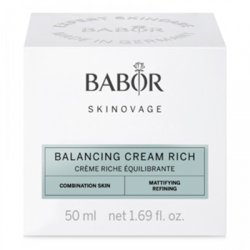 Babor Skinovage Balancing Cream Rich Drėkinamasis veido kremas dehidratuotai mišriai odai 50ml