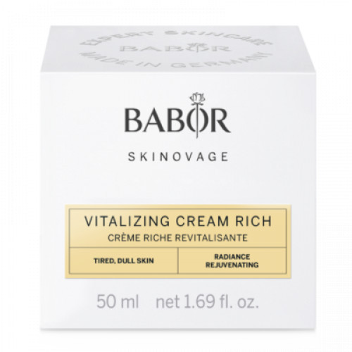 Babor Skinovage Vitalizing Cream Rich Kremas pavargusiai, papilkėjusiai veido odai 50ml