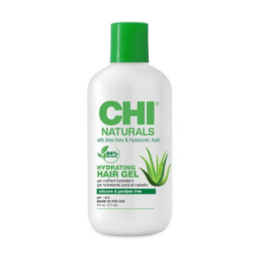 CHI Naturals Intensive Hydrating Hair Gel Drėkinantis plaukų gelis su aloe vera ir hialurono rūgštimi 177ml