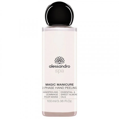 Alessandro SPA Magic Manicure 2-phase Hand Peeling Rankų šveitiklis su eteriniais aliejais ir jūros druska 100ml