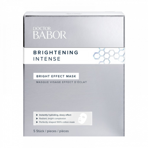 Babor Bright Effect Mask Lakštinės kaukės nuo pigmentinių dėmių 5vnt