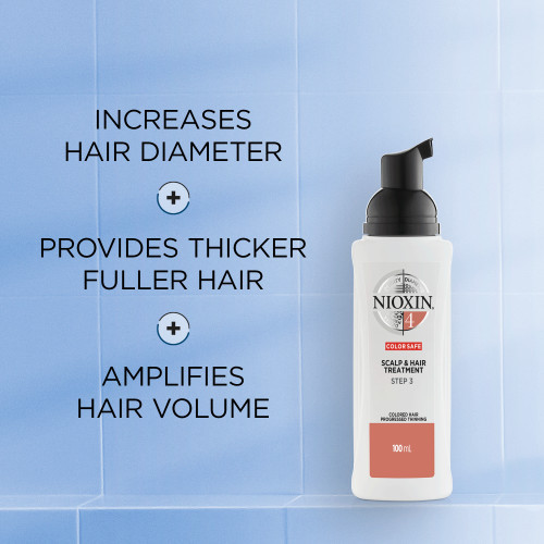 Nioxin SYS4 Scalp & Hair Treatment Plaukų priežiūros priemonė dažytiems, stipriai retėjantiems plaukams 100ml
