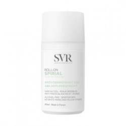 SVR Spirial Roll-on Rutulinis antiperspirantas nuo vidutinio arba intensyvaus prakaitavimo 50ml