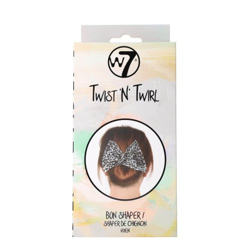 W7 cosmetics Twist 'N' Twirl Bun Shaper Plaukų priemonė kuodui surišti Vixen