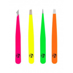 W7 cosmetics Glow Getter Neon Tweezer Kit Pincetų rinkinys Rinkinys