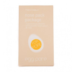 TONYMOLY Egg Pore Nose Pack Package Inkštirus valantys odos pleistrai 7vnt