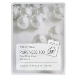 TONYMOLY Pureness 100 Pearl Sheet Mask Veido kaukė su perlais 21ml