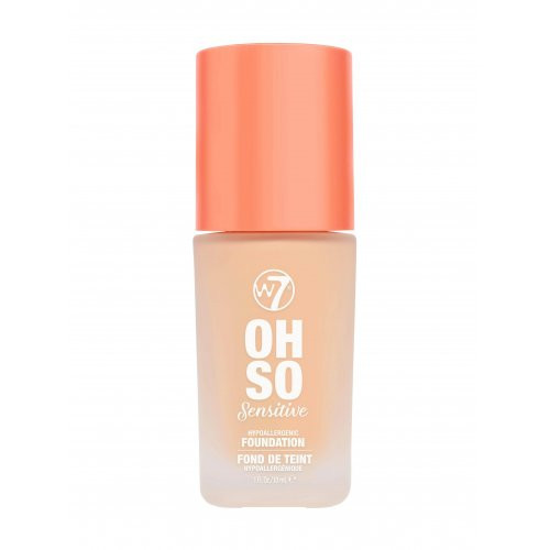 W7 cosmetics Oh So Sensitive Foundation Hipoalerginis makiažo pagrindas 30ml