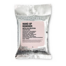 Comodynes Make-Up Remover Sensitive Skin Makiažo valymo servetėlės su miceliniu vandeniu jautriai odai 20vnt