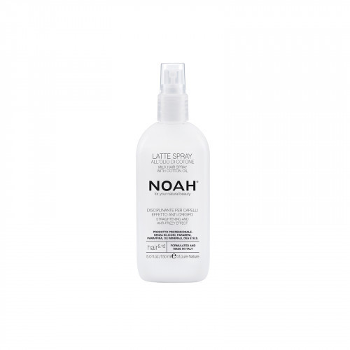Noah 5.12. Milk Hair Spray With Cotton Oil Plaukų pienelis, apsaugantis nuo vėlimosi 150ml
