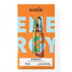 Babor Energy Ampoule Serum Concentrate Gyvybingumo suteikiantis ampulės pavargusiai odai 7x2ml
