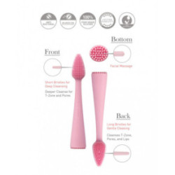 OMG I.M.BUDDY Mini Pastel Pink Silikoninis veido valymo šepetėlis 1 vnt.