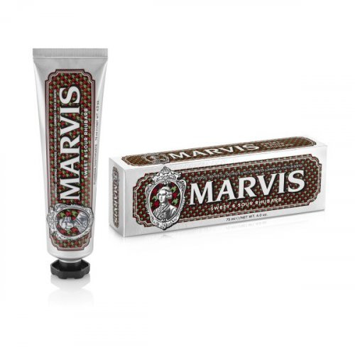 MARVIS Sweet & Sour Rhubarb Rabarbarų ir mėtų skonio dantų pasta 75ml