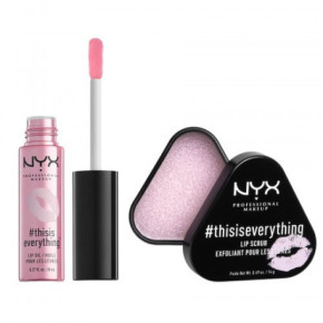 Nyx professional makeup Lip Gloss and Scrub Set Lūpų blizgio ir šveitiklio rinkinys